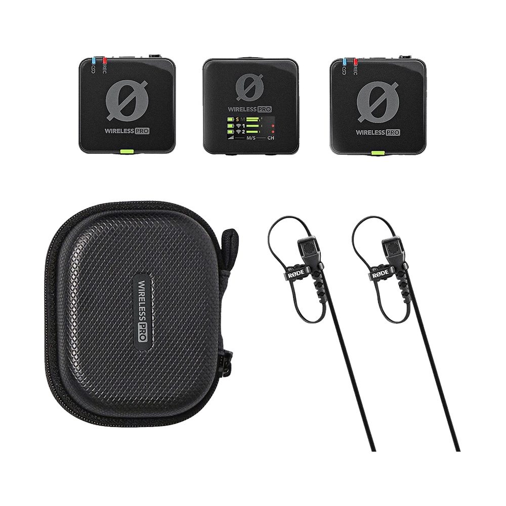 Rode Wireless PRO 2-Person Clip-On Wireless Microphone System/Recorder with Lavaliers