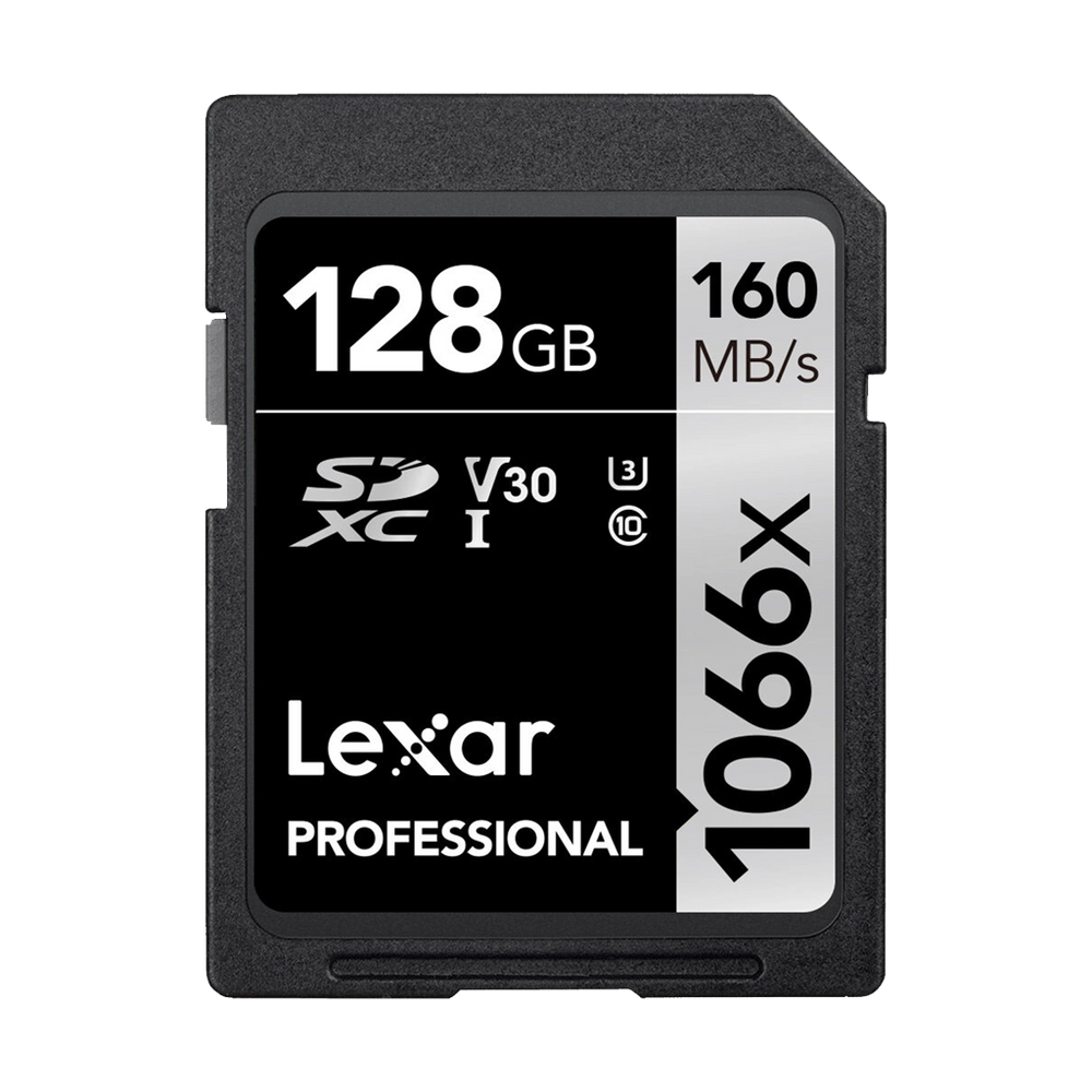 Lexar 128GB Professional 1066x UHS-I SDXC Memory Card (160MB/s, Silver Series)