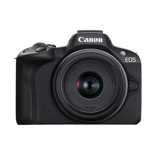 Canon EOS R50 Mirrorless Camera with 18-45mm Lens