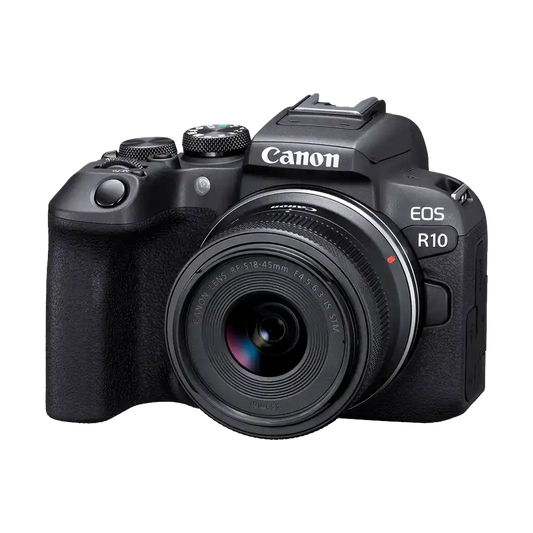 Canon EOS R10 Mirrorless Camera Body with Canon RF-S 18-45mm Lens
