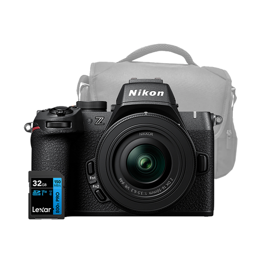 Nikon Z50 II Mirrorless Digital Camera with 16-50 Lens + Bag and Card