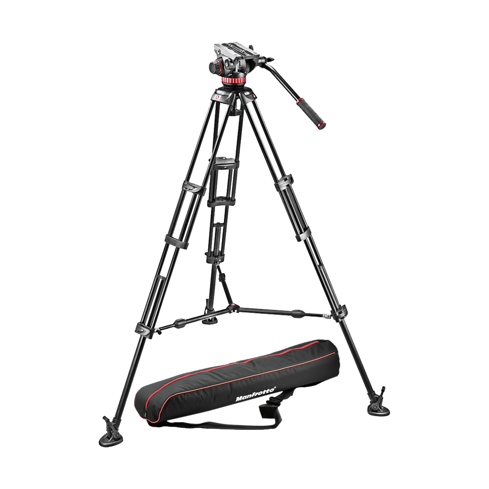 Manfrotto MVH502A Fluid Head and 546B Tripod System with Carrying Bag