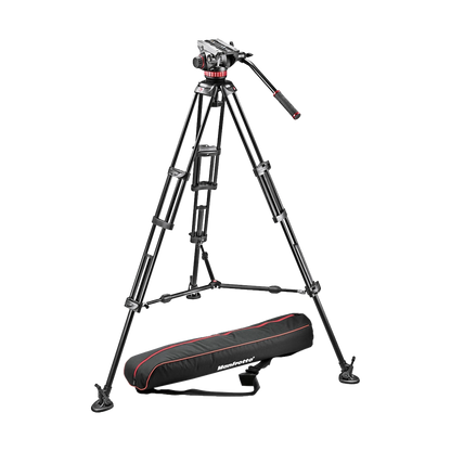 Manfrotto MVH502A Fluid Head and 546B Tripod System with Carrying Bag