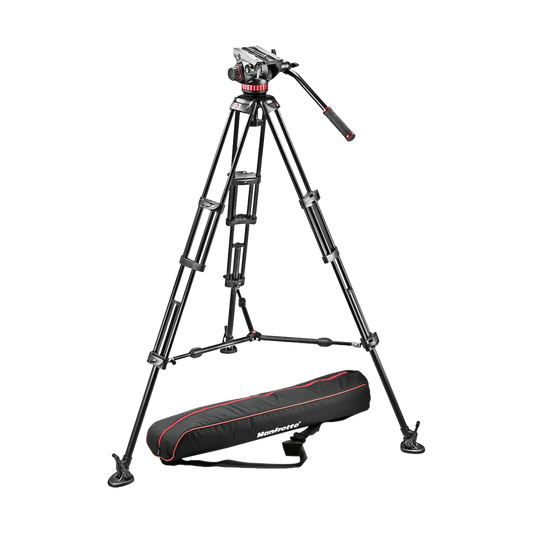 Manfrotto MVH502A Fluid Head and 546B Tripod System with Carrying Bag