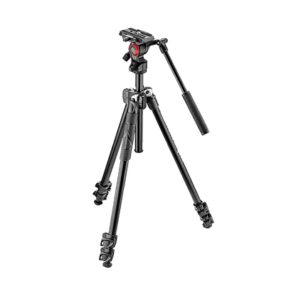 Manfrotto MK290LTA3-V 3-Section Light Aluminium Tripod with Befree Live Video Head