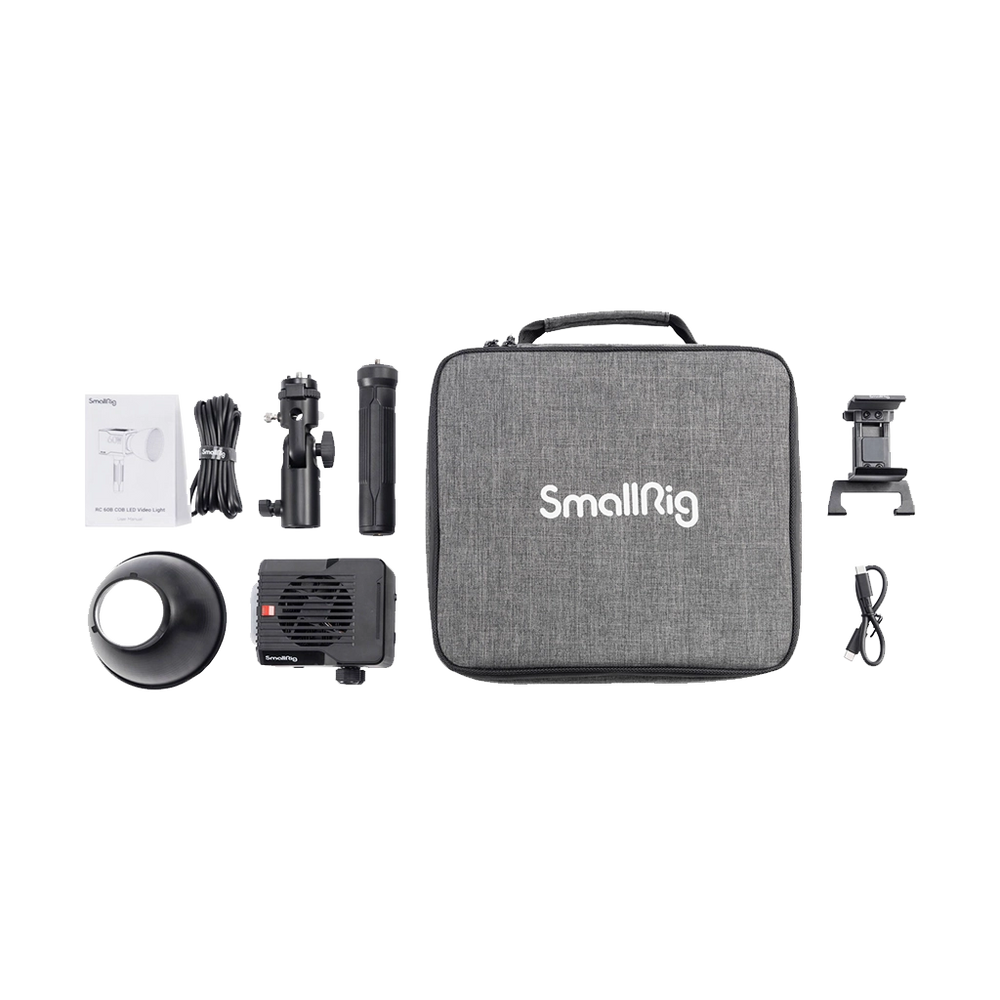 SmallRig RC 60B Bi-Color LED Monolight (Power Bank Clamp Edition)